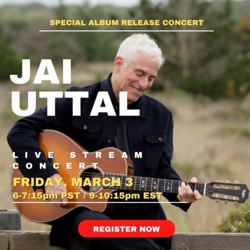 Jai Uttal, Online Album Release concert, Dust & Tears, March 3, 2023